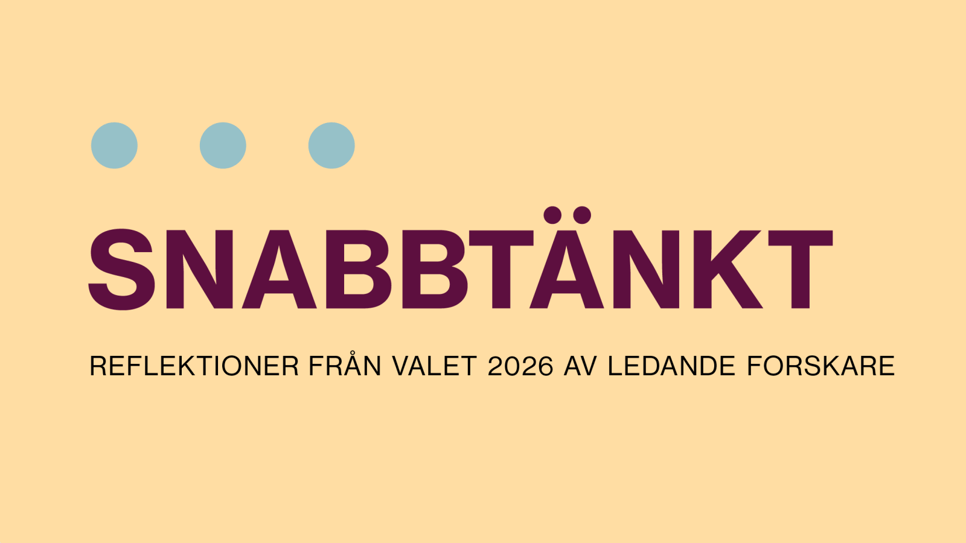 Illustrerad banner för Snabbtänkt 2026
